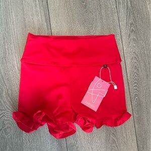 Ruffle dance shorts